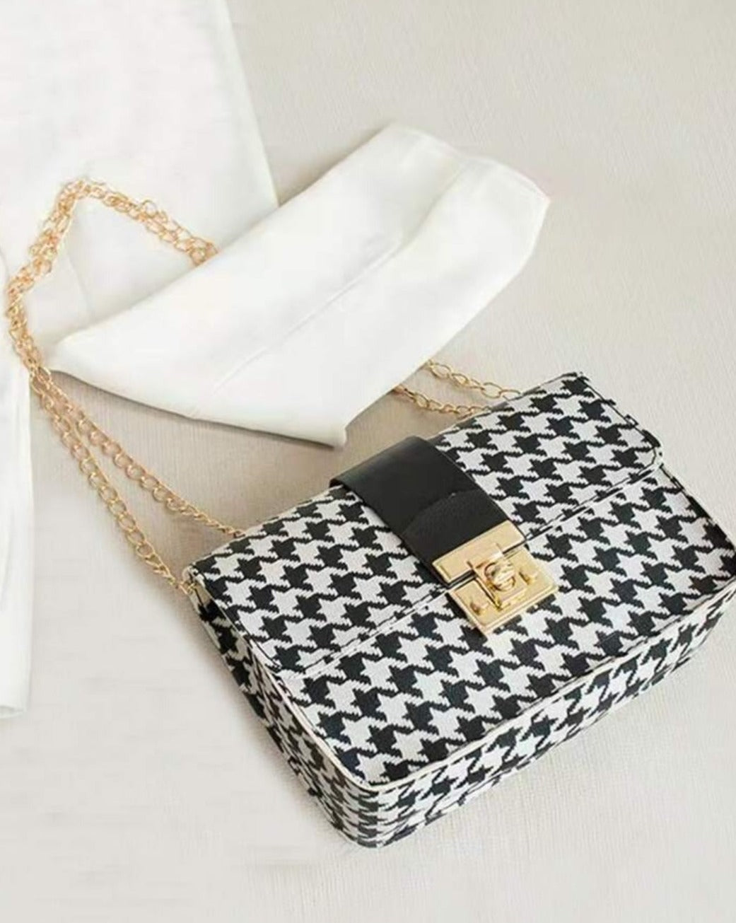 Checked Out Crossbody