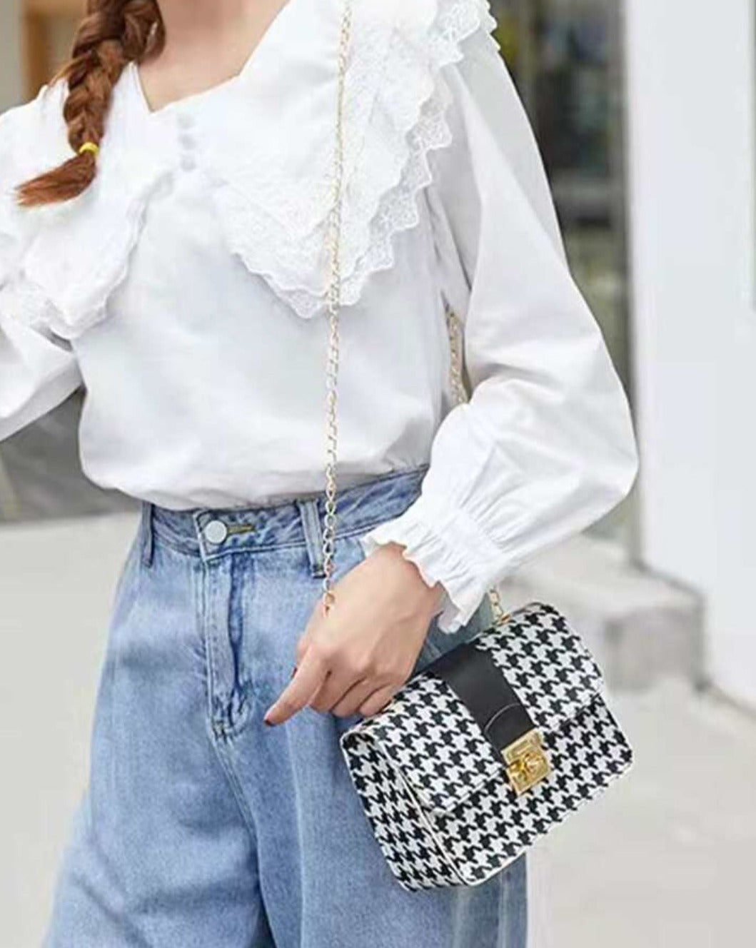 Checked Out Crossbody