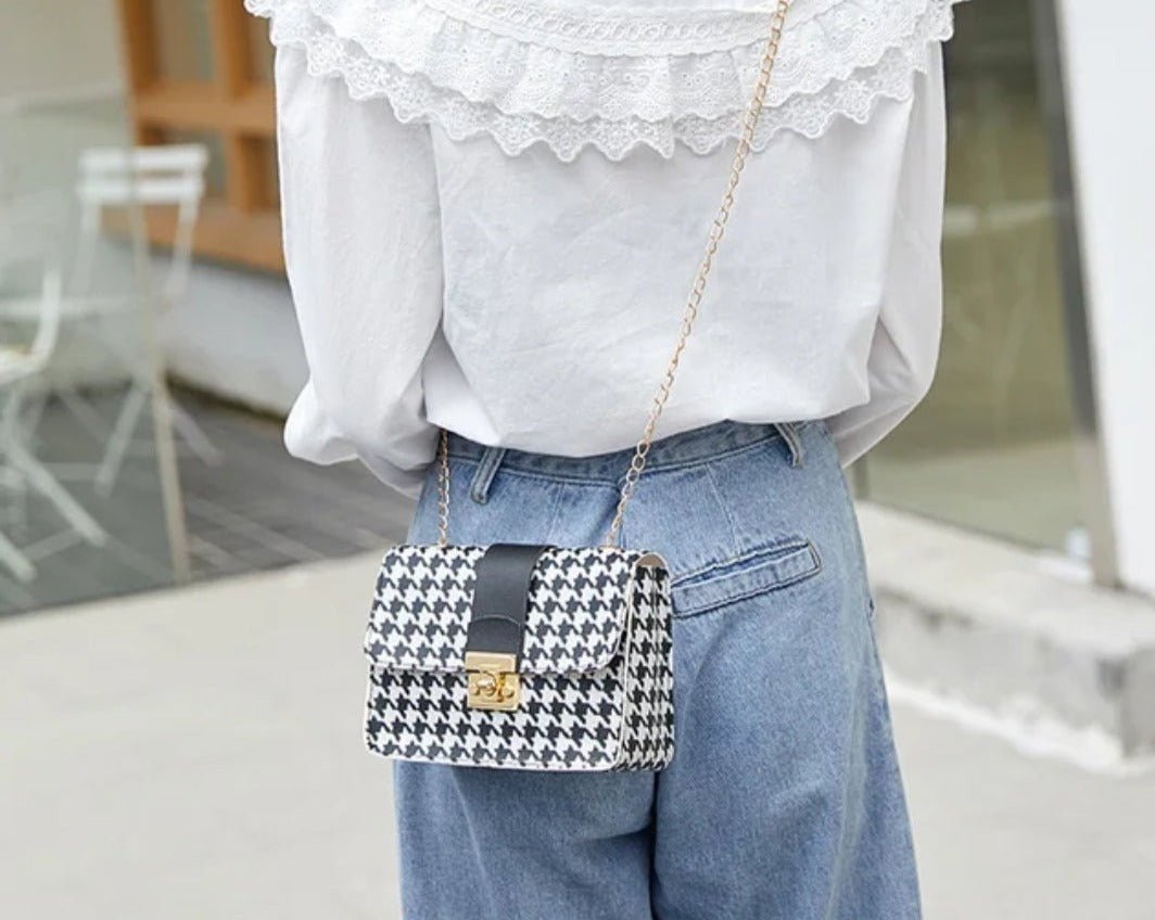 Checked Out Crossbody