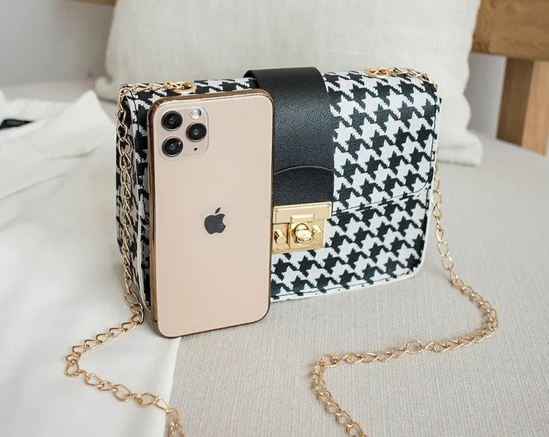 Checked Out Crossbody